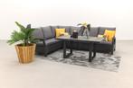 VDG Darwin lounge dining set - antraciet, Verzenden, Nieuw, Wicker, Loungeset