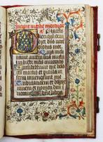 Medieval Illuminated Manuscript on Vellum - Horae ad usum