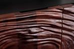 Massief dressoir FLUID 175cm Walnoot Bruin Acaciahout 3D, Huis en Inrichting, Kasten | Dressoirs, Ophalen of Verzenden, Nieuw