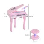 TRUUSK Kinderpiano Mini Piano Keyboard Muziekinstrument MP3, Verzenden, Nieuw