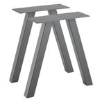 Stalen A tafelpoot set van 2 meubelpoot 40x12x40 cm grijs, Huis en Inrichting, Woonaccessoires | Lijsten, Nieuw, Verzenden