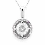 Zonder Minimumprijs - Hanger - 14 karaat Witgoud - 0.99ct., Sieraden, Tassen en Uiterlijk, Antieke sieraden