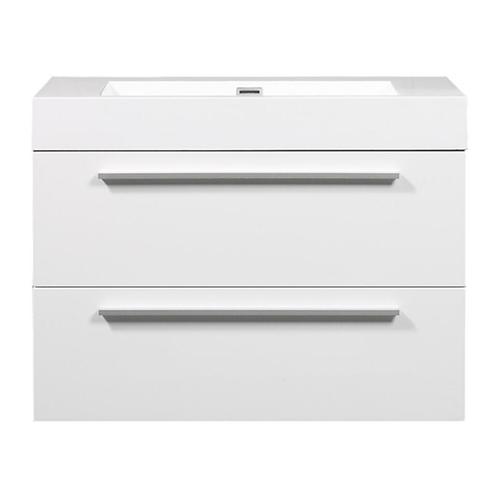 Badkamermeubel Mika 80cm mat wit zonder kraangat, Doe-het-zelf en Verbouw, Sanitair, Verzenden
