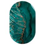 Muurovaal Art Groen - XS - 40 x 25 cm, Verzenden, Nieuw