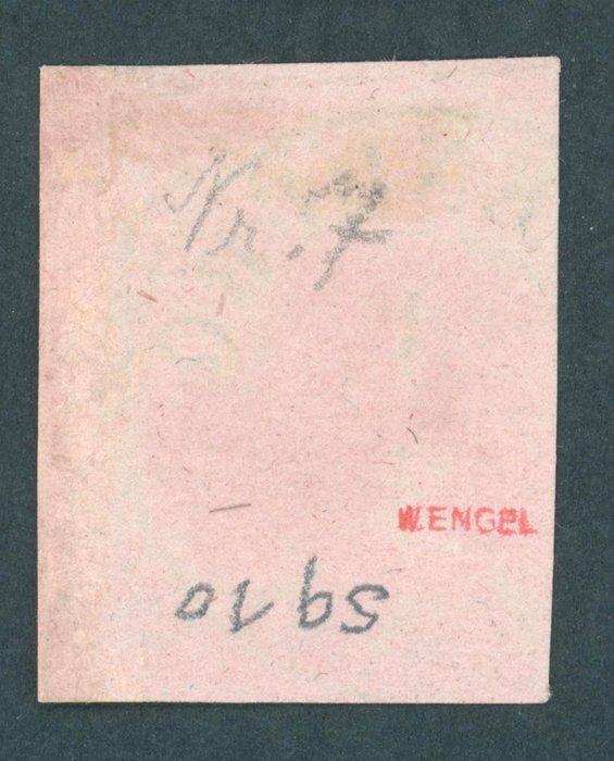 Oldenburg 1859 - Net gestempeld 2 kr. zwart op roodoranje, Postzegels en Munten, Postzegels | Europa | Duitsland