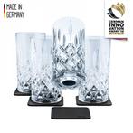Silwy Longdrink Glazen Kristal 0.3L 4st., Nieuw