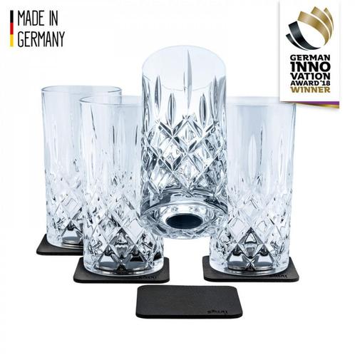 Silwy Longdrink Glazen Kristal 0.3L 4st., Caravans en Kamperen, Kampeeraccessoires, Nieuw