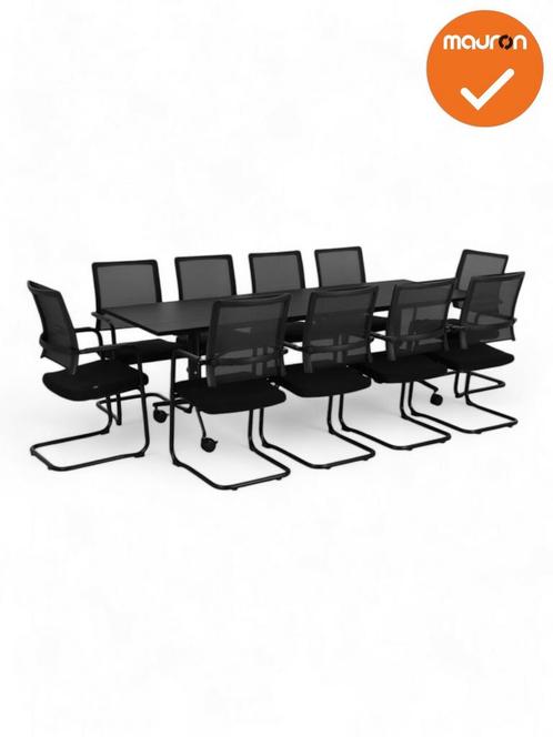 Inklapbare vergadertafel klaptafel Fold verrijdbaar - Zwart, Zakelijke goederen, Kantoor en Winkelinrichting | Kantoormeubilair en Inrichting