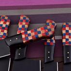 Keukenmes - Kitchen knife set - cross wood and powder code,, Antiek en Kunst