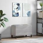 Platenkast - Grijs & Eiken - OP=OP! Snelle beslissers -55%, Huis en Inrichting, Kasten | Boekenkasten, Met plank(en), IndustriÃ«le stijl