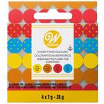 Wilton Chocolade Kleurstof Candy Colors Set/4 (olie basis), Nieuw, Verzenden