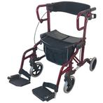 Rollator Drive Diamond Deluxe Rolstoel rood metallic, Ophalen of Verzenden, Nieuw