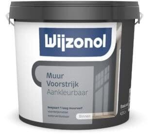 Wijzonol Muurvoorstrijk Aankleurbaar 5 liter, Doe-het-zelf en Verbouw, Verf, Beits en Lak, Nieuw, Ophalen of Verzenden