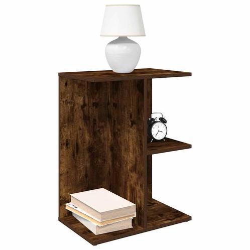 vidaXL Nachtkastjes 2 st 46,5x29x61 cm bewerkt hout gerookt, Huis en Inrichting, Slaapkamer | Nachtkastjes, Nieuw, Hout, Verzenden