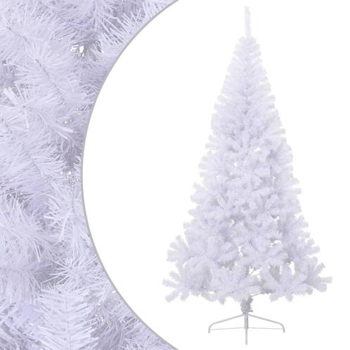 vidaXL Kunstkerstboom met standaard half 240 cm PVC groen, Diversen, Kerst, Nieuw, Verzenden