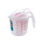 Alpina Transparante kunststof maatbekers set - 250 ml, 50..., Ophalen of Verzenden, Nieuw