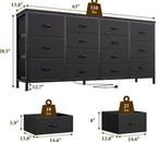 Modern TV-Meubel met 14 Lades en Geïntegreerde Stopcontacten, Verzenden, Nieuw