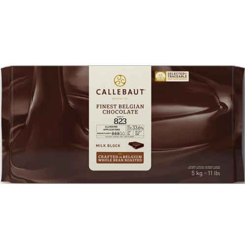 Callebaut Chocoladeblok Melk (823) 5kg, Hobby en Vrije tijd, Taarten en Cupcakes maken, Nieuw, Verzenden