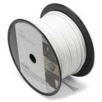 Coax-kabel op rol | 100 meter (RG-59U, Wit), Verzenden, Nieuw