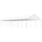 vidaXL Prieel met dak 17,84x4,08x3,22 m polyetheen wit, Verzenden, Nieuw