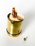 Antique WWI BRASS with 1918 Vintage Brass Trench Art Table, Nieuw