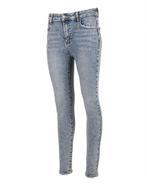 Blue skinny jeans  met strass en slijtage van Queen hearts, Verzenden, Nieuw, W27 (confectie 34) of kleiner