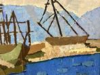 Gabriele Bellagente (1936) - Navi al porto di Genova, Antiek en Kunst