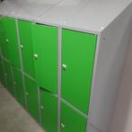 Set 12-deurs lockerkasten - met extra grote groene deuren, Huis en Inrichting, Kasten | Lockerkasten, Ophalen of Verzenden, Nieuw