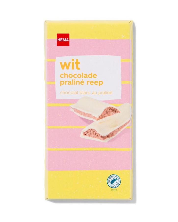 HEMA Chocoladereep wit praliné 200gram, Diversen, Sinterklaas, Nieuw, Verzenden