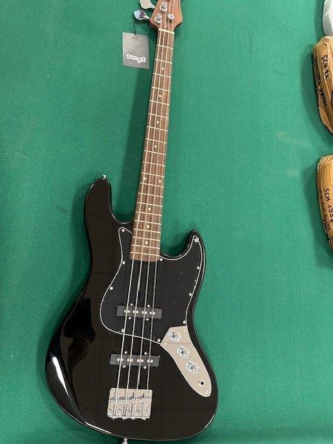 Stagg - Sbj 30 blk - - 4-snarige elektrische basgitaar, Muziek en Instrumenten, Snaarinstrumenten | Gitaren | Akoestisch