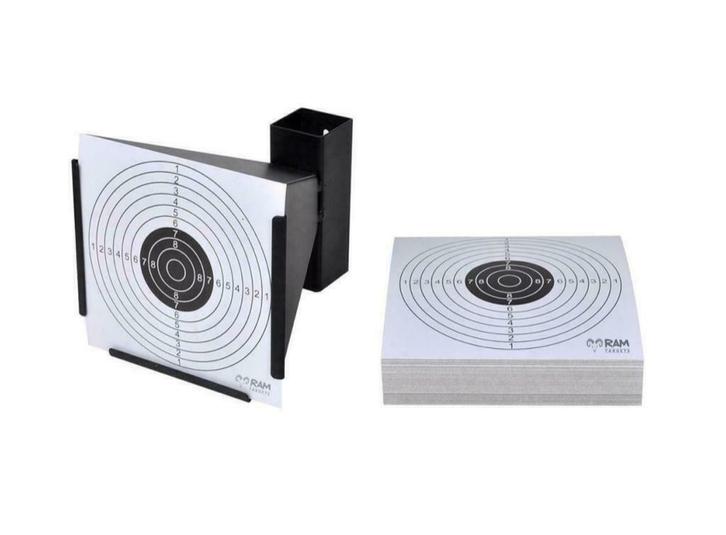 Schietkast met 100 schietschijven - schietdoelen RAM-Targets, Hobby en Vrije tijd, Overige Hobby en Vrije tijd, Nieuw