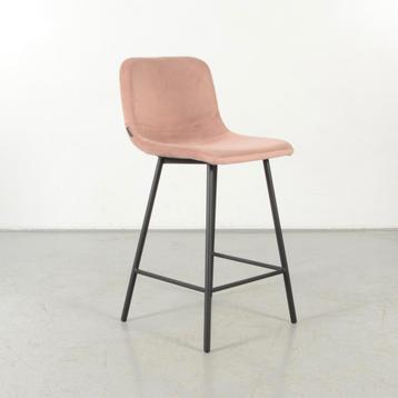 Barkruk Ystad, roze, 4-poot onderstel beschikbaar voor biedingen