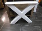 X-eettafelpoot | Setprijs! | Wit | 10x10cm | Metaal, Huis en Inrichting, Ophalen, Nieuw, Industrieel