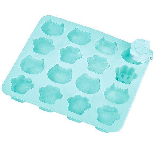 Ed the Cat Siliconen IJsblokjes vorm - Turquoisegroen - Cool, Huis en Inrichting, Keuken | Keukenbenodigdheden, Nieuw, Ophalen of Verzenden
