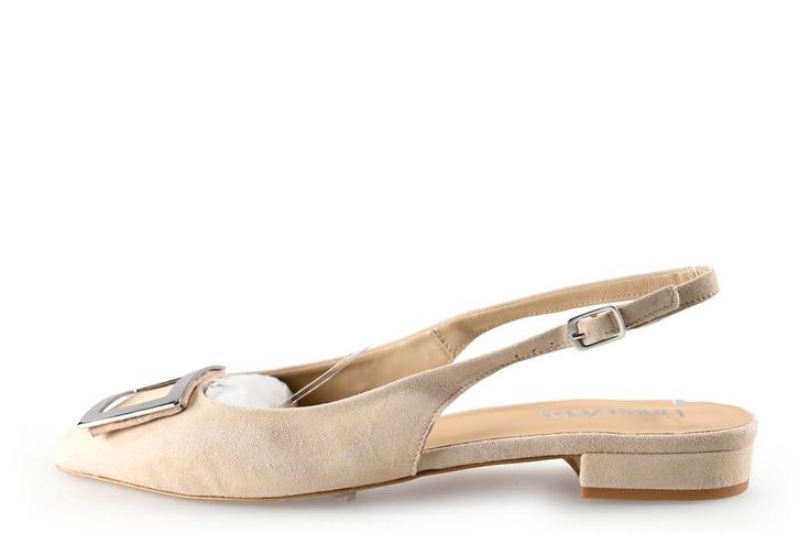 Linea Zeta slingbacks in maat 42 Beige | 25% korting, Kleding | Dames, Schoenen, Beige, Zo goed als nieuw, Verzenden
