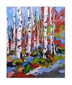 Olivier Pfleger - Mandrafina  La forêt de bouleaux, Antiek en Kunst