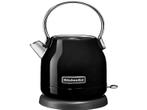 KitchenAid -  Classic 5kek1222 Onyx  - Zwart, Witgoed en Apparatuur, Waterkokers, 1 tot 2 liter, Verzenden, Nieuw, Rvs