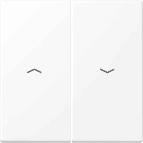 JUNG LS990 Bedieningswip DRUK-rolluikschakelaar sneeuwwit, Doe-het-zelf en Verbouw, Elektra en Kabels, Nieuw, Ophalen of Verzenden