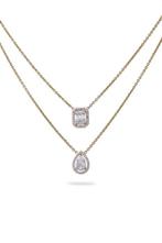 Hanger - 18 karaat Geel goud - 0.59ct. tw. Diamant, Sieraden, Tassen en Uiterlijk, Antieke sieraden