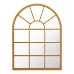 [en.casa] Spiegel Villalago hangend 80x60 cm goudkleurig, Huis en Inrichting, Woonaccessoires | Spiegels, Nieuw, Verzenden