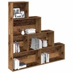 vidaXL Boekenkast 157x24x160 cm bewerkt hout oud houtkleurig, Verzenden, Nieuw, Overige houtsoorten