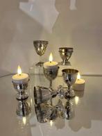 Eierdopje (6) - 5 Silver 1 Plated - .950 zilver, .800 zilver, Antiek en Kunst