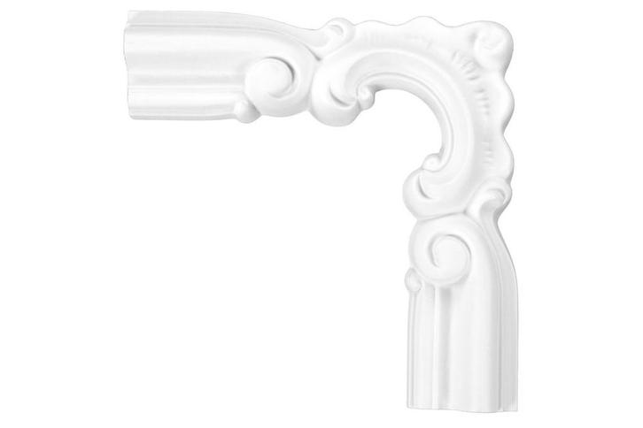 CR824A hoekbochten (145 x 145 mm), polyurethaan, Doe-het-zelf en Verbouw, Plinten en Afwerking, Nieuw, Ophalen of Verzenden