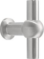 Meubelknop FERROVIA FV195 mat rvs 50 mm, Doe-het-zelf en Verbouw, Hang- en Sluitwerk, Verzenden, Nieuw