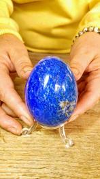 Blue Lapis Lazuli Ei - Hoogte: 70 mm - Breedte: 50 mm- 292 g, Antiek en Kunst