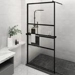vidaXL Inloopdouchewand met schap 115x195 cm ESG-glas, Verzenden, Nieuw