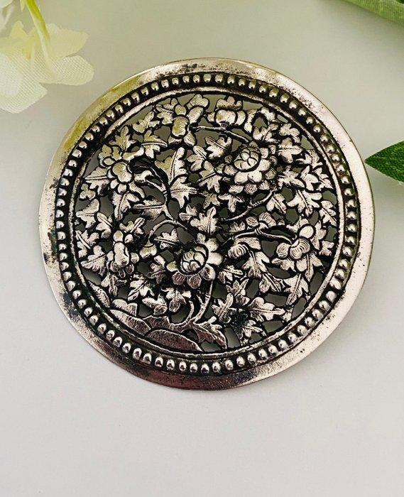 Zilver, Art Nouveau - Frankrijk - (1900-1920) - Broche, Antiek en Kunst, Kunst | Designobjecten