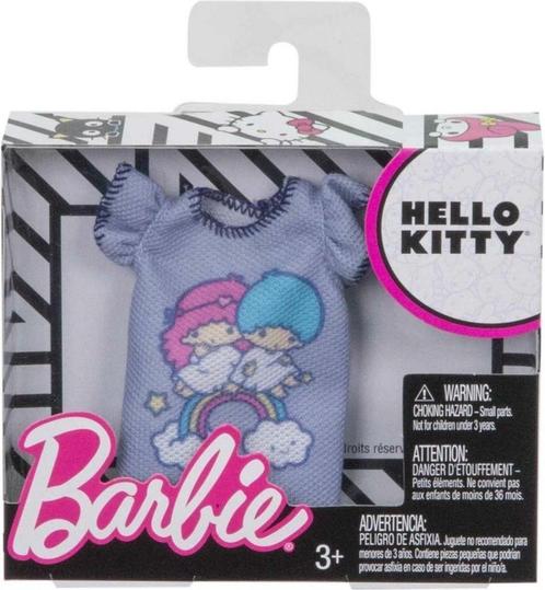 Barbie Hello Kitty Kledingstuk Paars 7,5 Cm, Kinderen en Baby's, Speelgoed | Overig, Ophalen of Verzenden