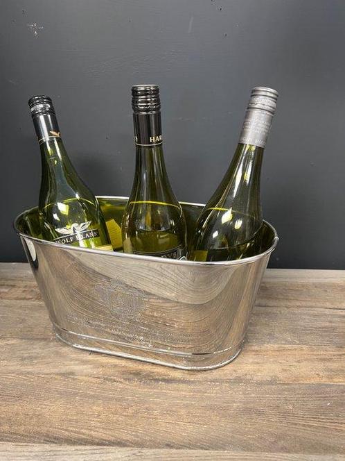 Champagne koeler - Aluminium, Antiek en Kunst, Antiek | Meubels | Tafels