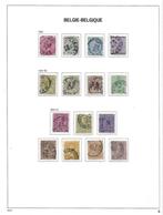 België 1883/1907 - Leopold II , volledig de davo blz 3,4 en, Postzegels en Munten, Gestempeld